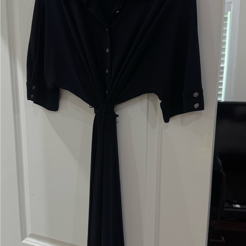 Lauren Ralph Lauren Black Midi Dress